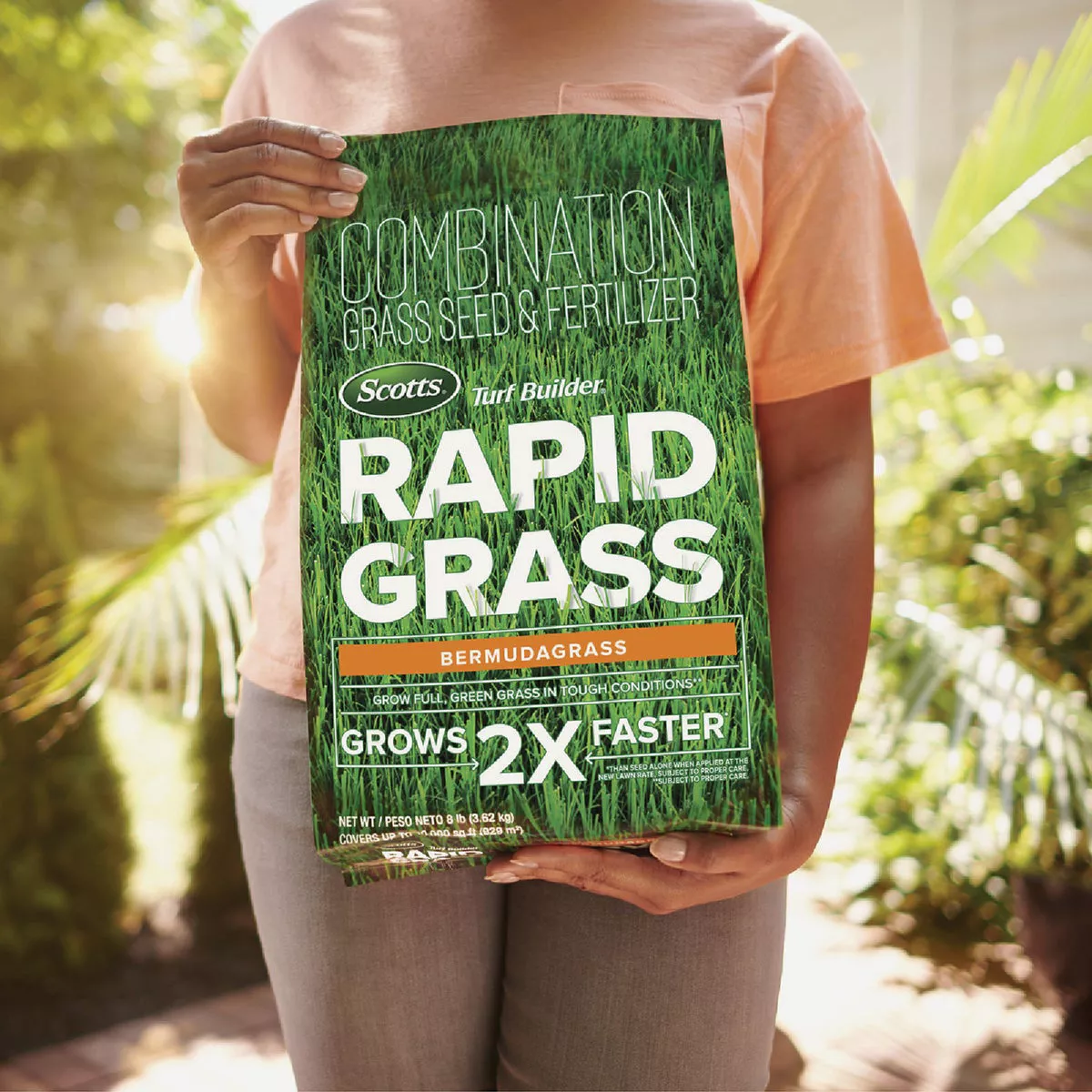 Scotts Turf Builder Rapid Grass 8 Lb. 3000 Sq. Ft. Bermudagrass Seed & Fertilizer Combination - photo 2