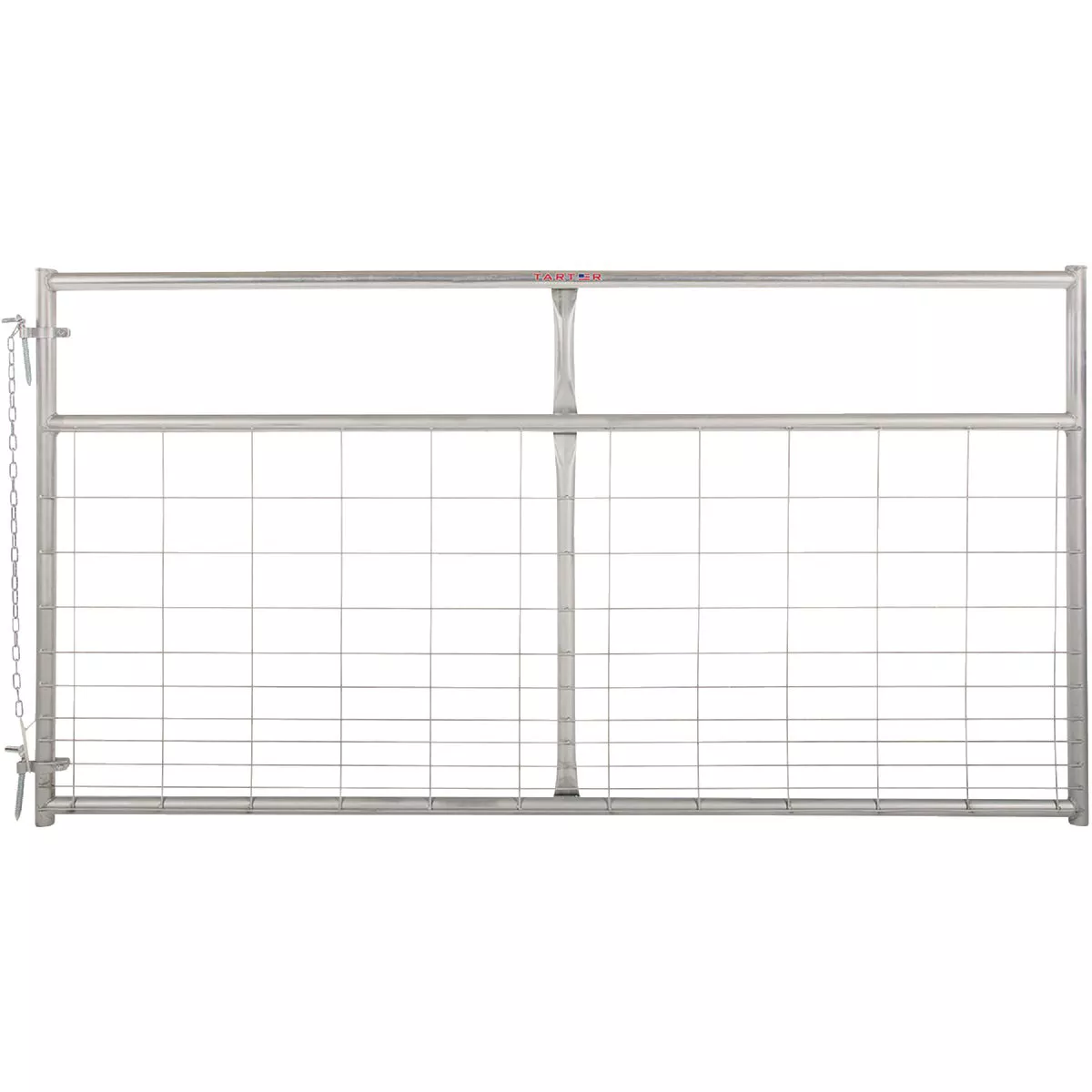 Tarter Watchman 50 In. H. x 8 Ft. L. x 1-3/4 In. Tube Diameter Galvanized Tube Gate