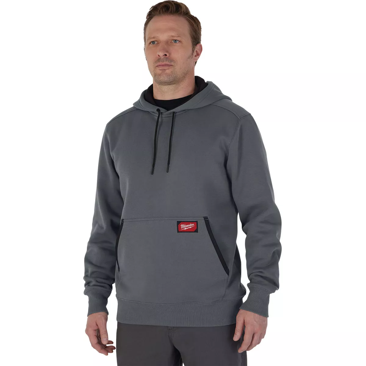 Milwaukee FREEFLEX Medium Gray Midweight Pullover Hooded Sweatshirt - photo 3