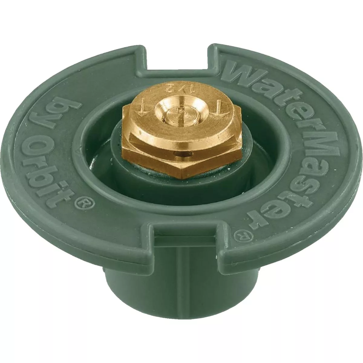 Orbit Flush Head Sprinkler with 15 Ft. Half Pattern Brass Nozzle