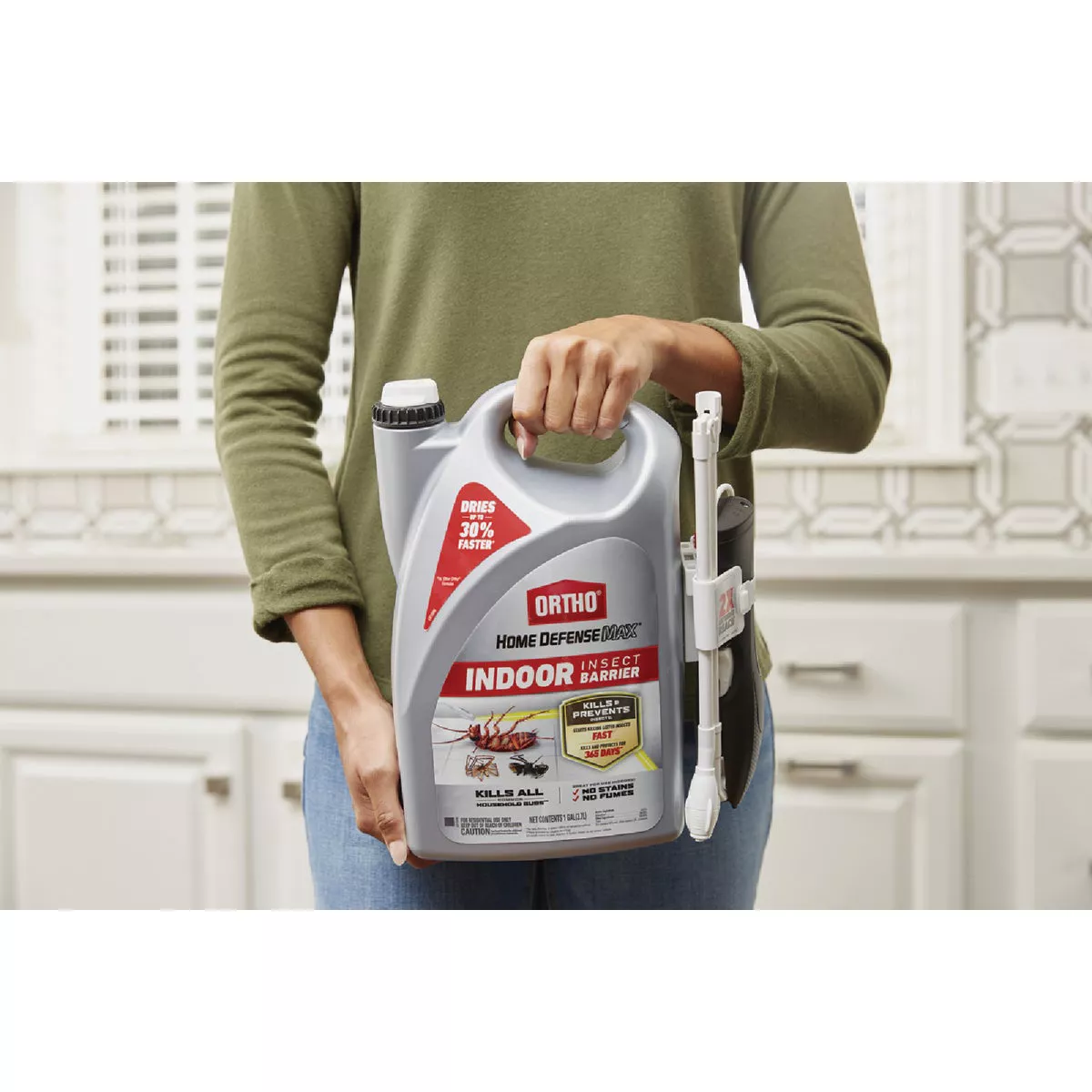 Ortho Home Defense MAX 1 Gal. Ready To Use Wand Sprayer Indoor Insect Barrier - photo 5