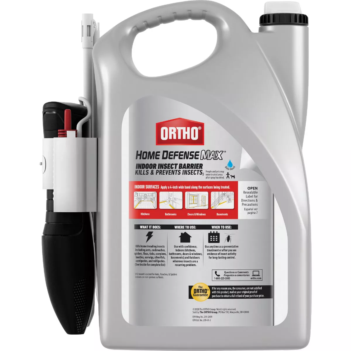 Ortho Home Defense MAX 1 Gal. Ready To Use Wand Sprayer Indoor Insect Barrier - photo 2