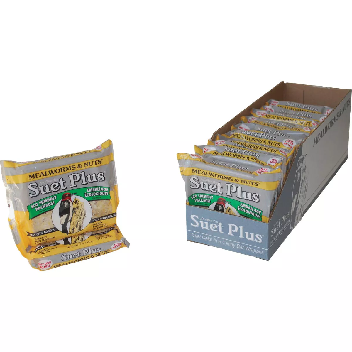 Suet Plus 11 Oz. Mealworms & Nuts Suet - photo 2