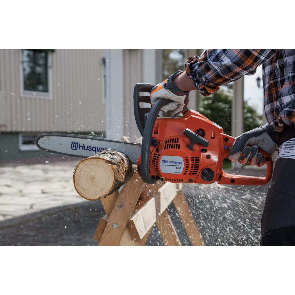 Husqvarna 120 Mark II 14 in. 38cc 2-Cycle Gas Chainsaw - photo 4