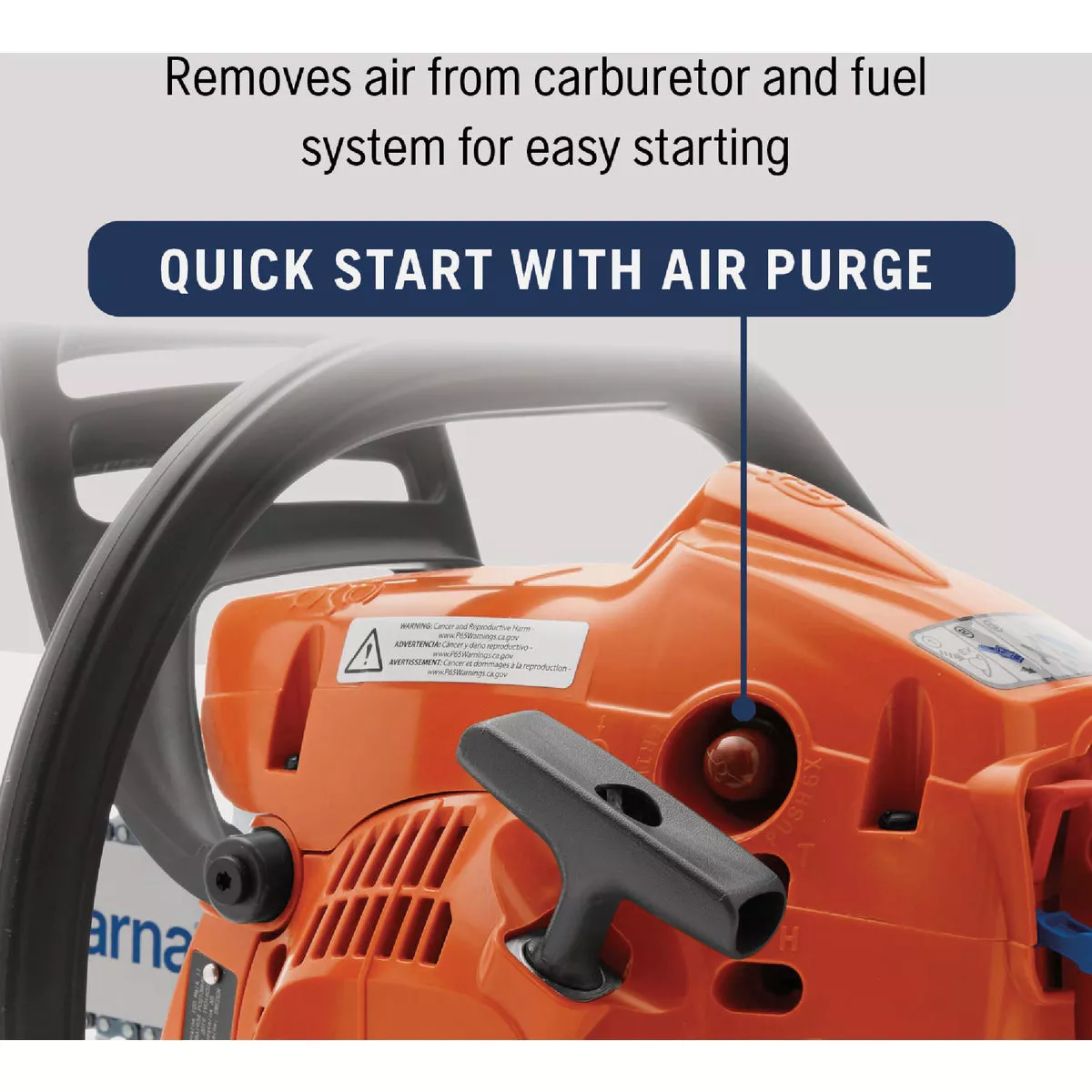 Husqvarna 120 Mark II 14 in. 38cc 2-Cycle Gas Chainsaw - photo 2
