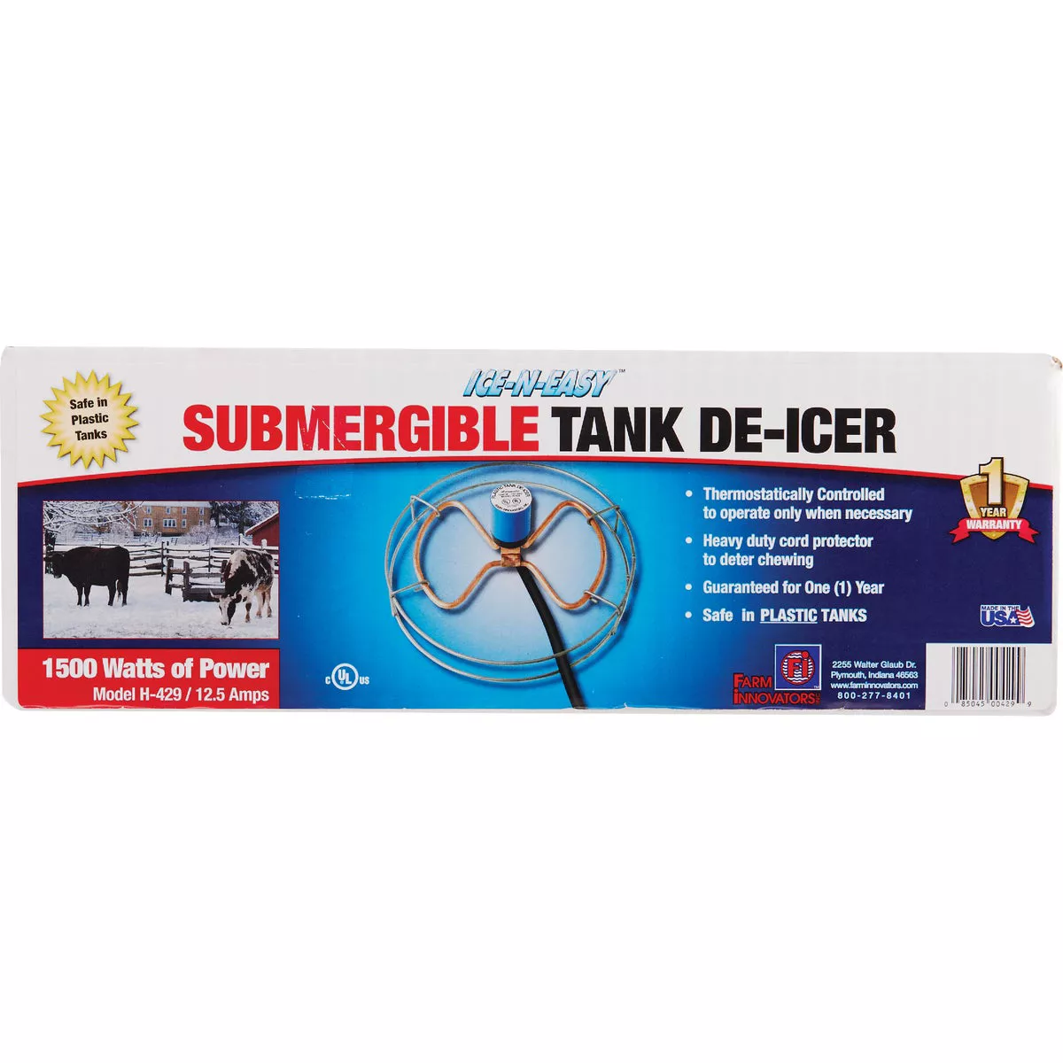 Farm Innovators 1500W Economical Submergible De-Icer - photo 2