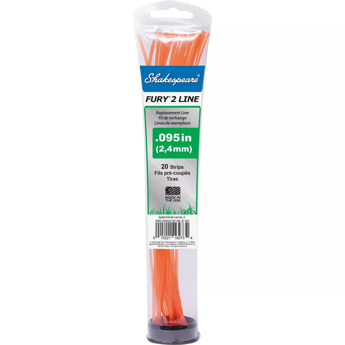 Shakespeare Fury 2 0.095 In. Dia. x 12 In. L. Universal Pre-Cut Trimmer ...