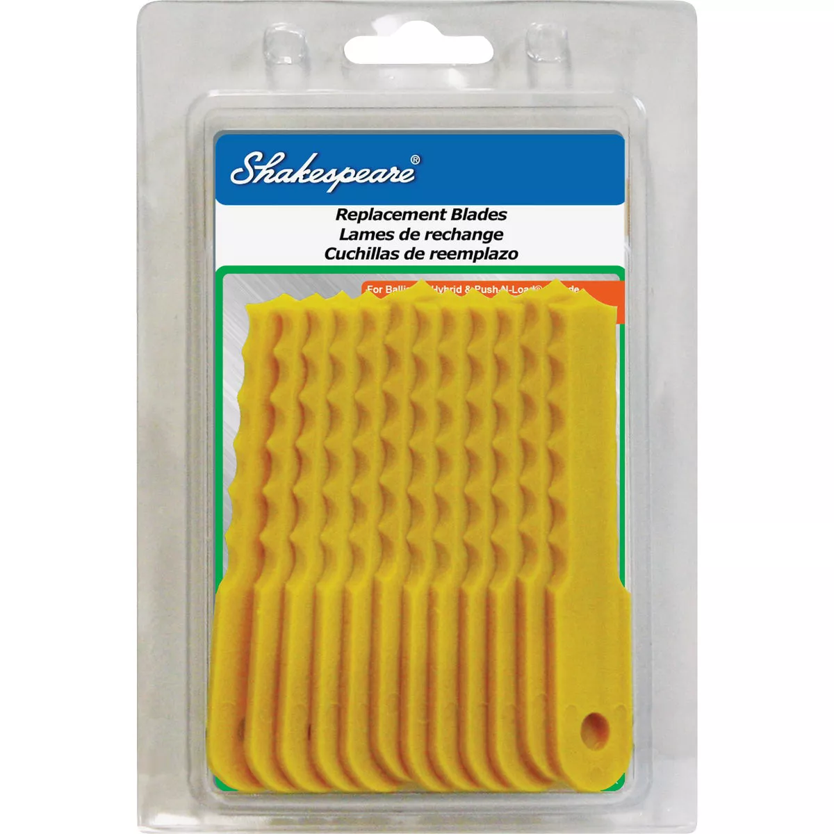 Shakespeare Push-N-Load Replacement Trimmer Blade (12-Count)