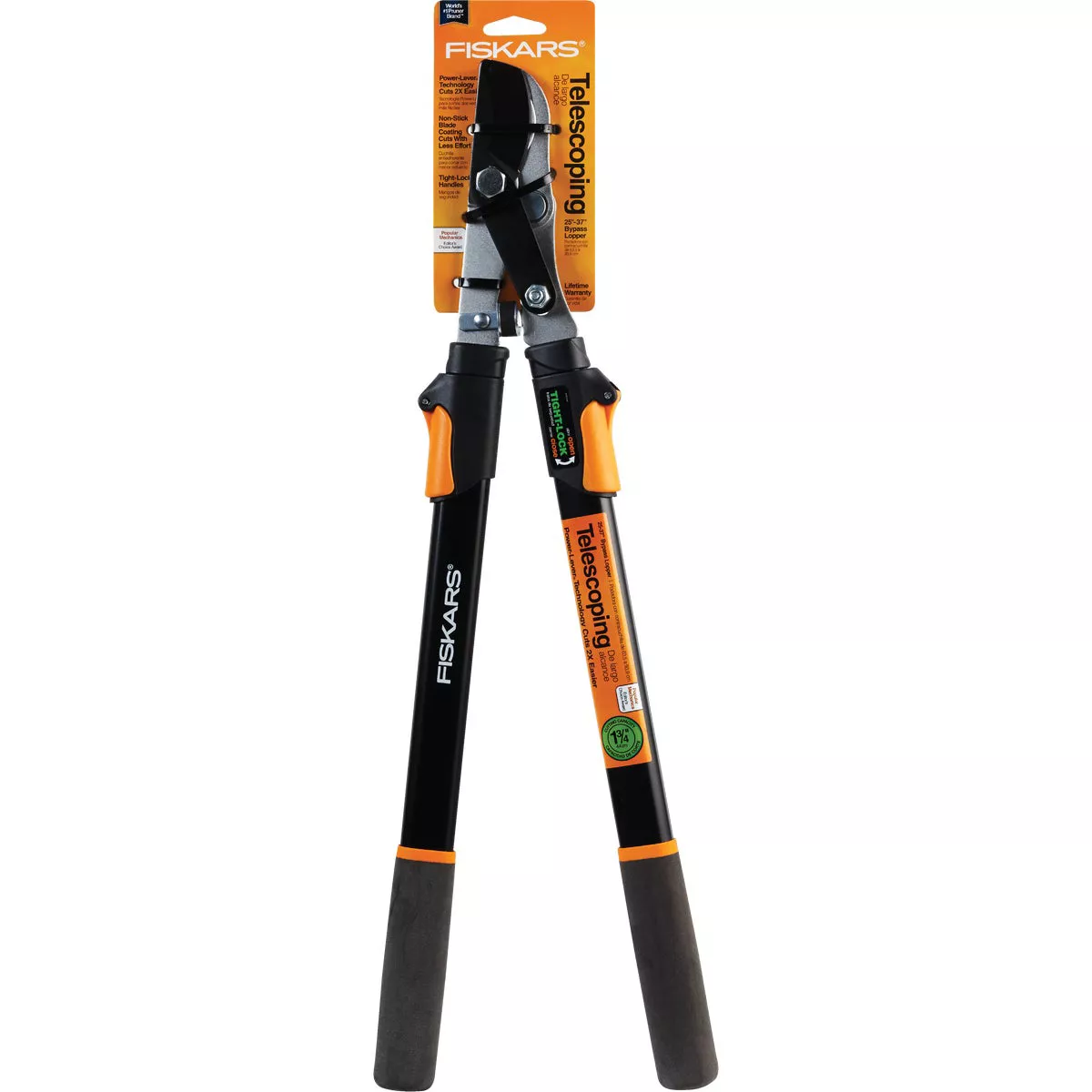 Fiskars Power-Lever 37 In. Steel Telescopic Bypass Lopper - photo 2