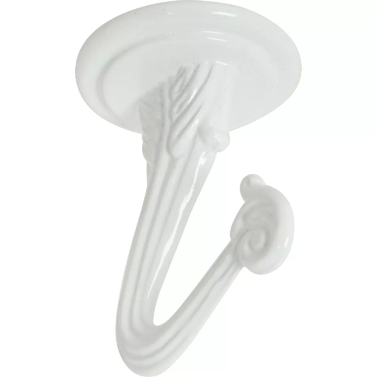 National 1-1/2 In. White Die Cast Swag Hook (2-Pack)