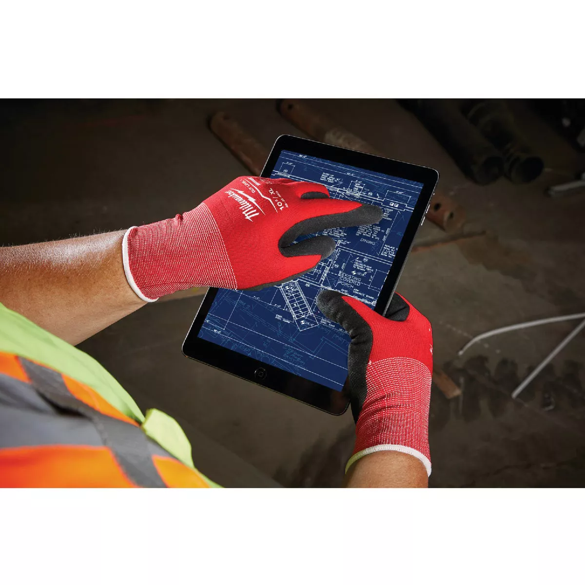 Milwaukee Unisex Large Nitrile Coated Cut Level 1 Work Glove - photo 5