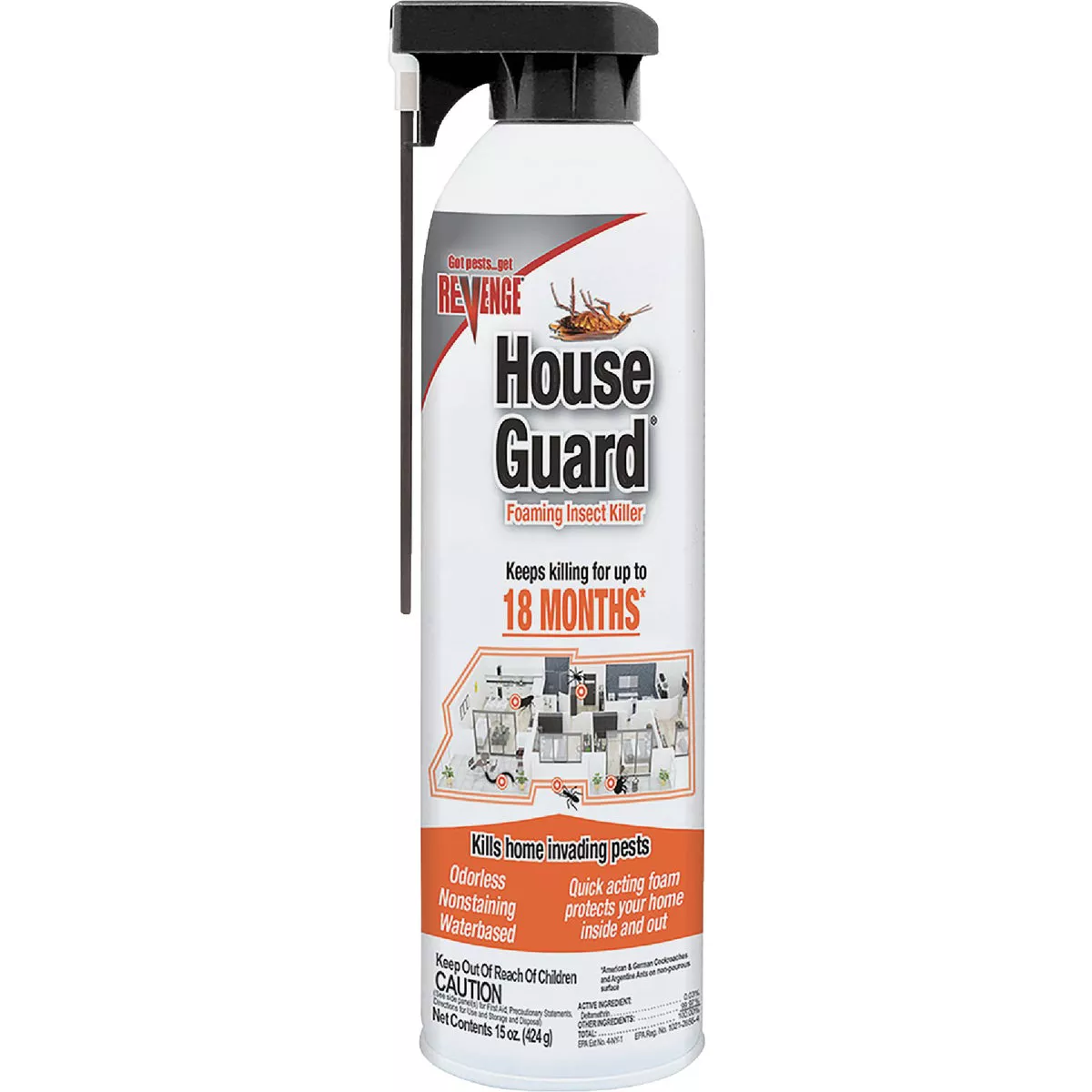 REVENGE House Guard 15 Oz. Ready To Use Foaming Insect Killer | True ...