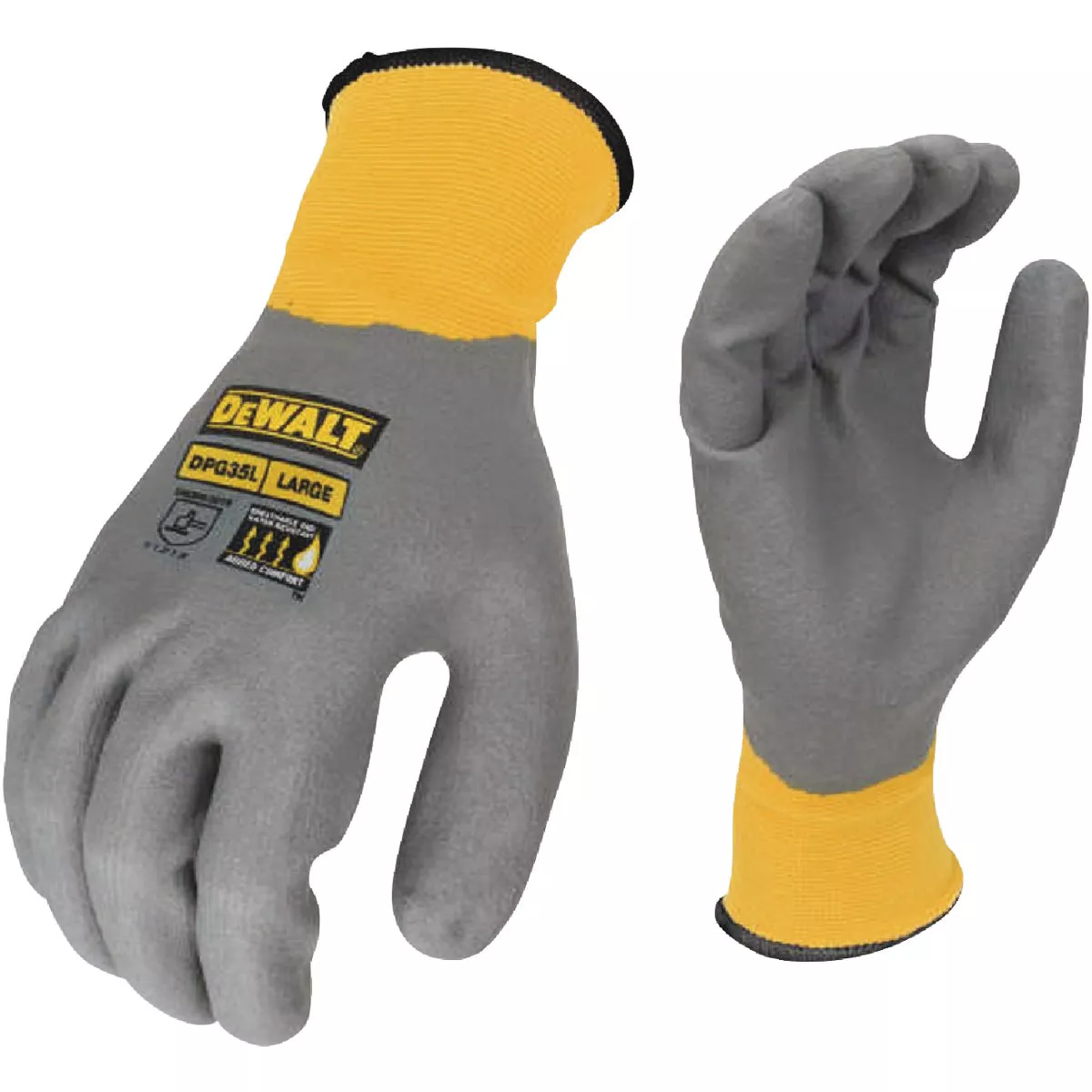 DEWALT Men's XL Full Dip Water-Resistant Breathable Work Glove