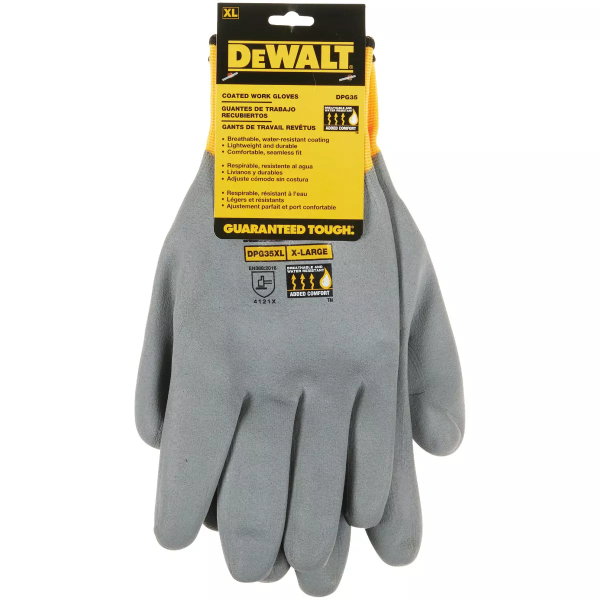 DEWALT Men's XL Full Dip Water-Resistant Breathable Work Glove - photo 2
