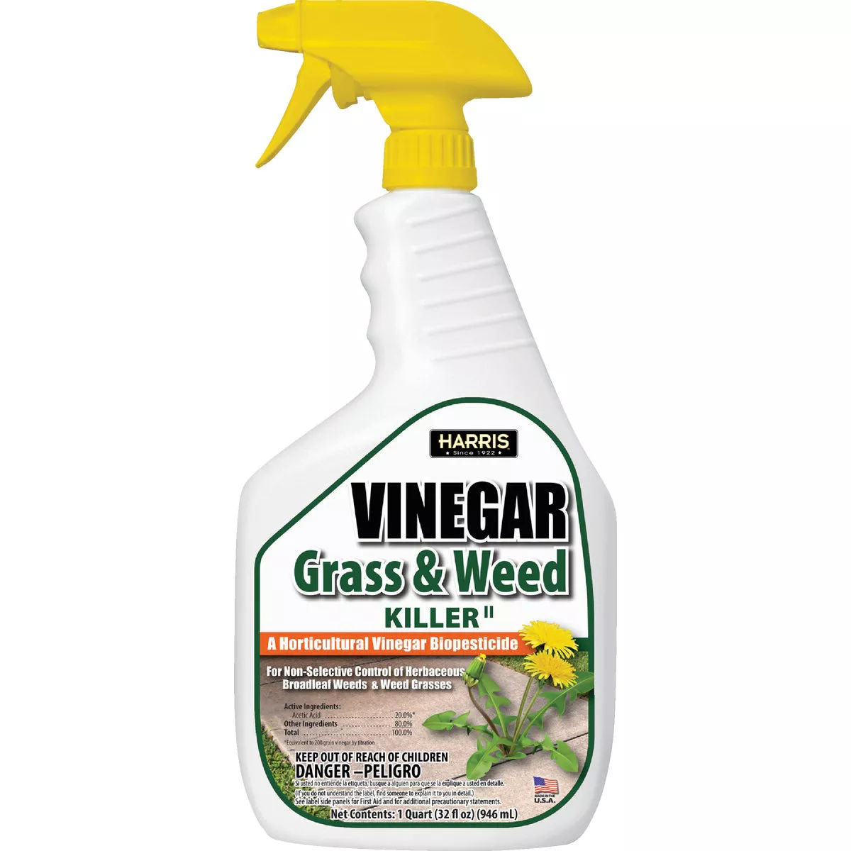Harris 32 Oz. Ready To Use Trigger Spray Vinegar Weed Killer