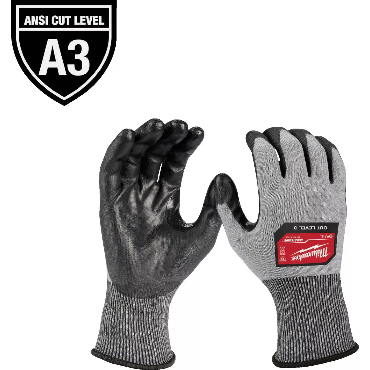 Milwaukee Large Cut Level 3 High Dexterity Polyurethane Dipped Gloves - photo 4