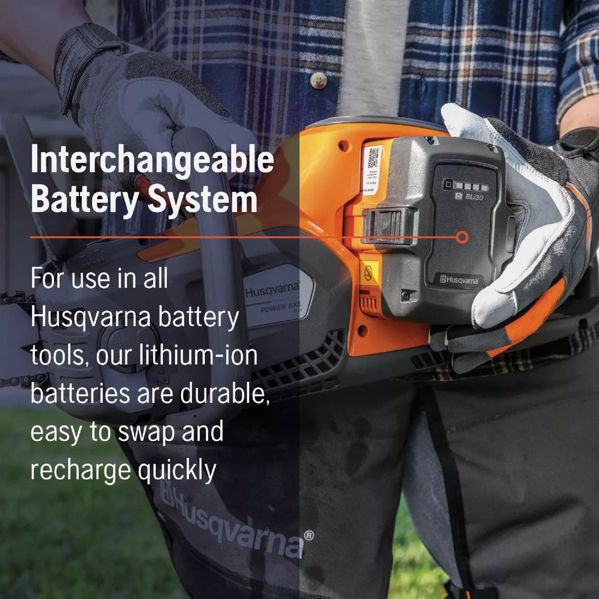 Husqvarna 350i Power Axe 18 In. Battery Chainsaw Kit - photo 9