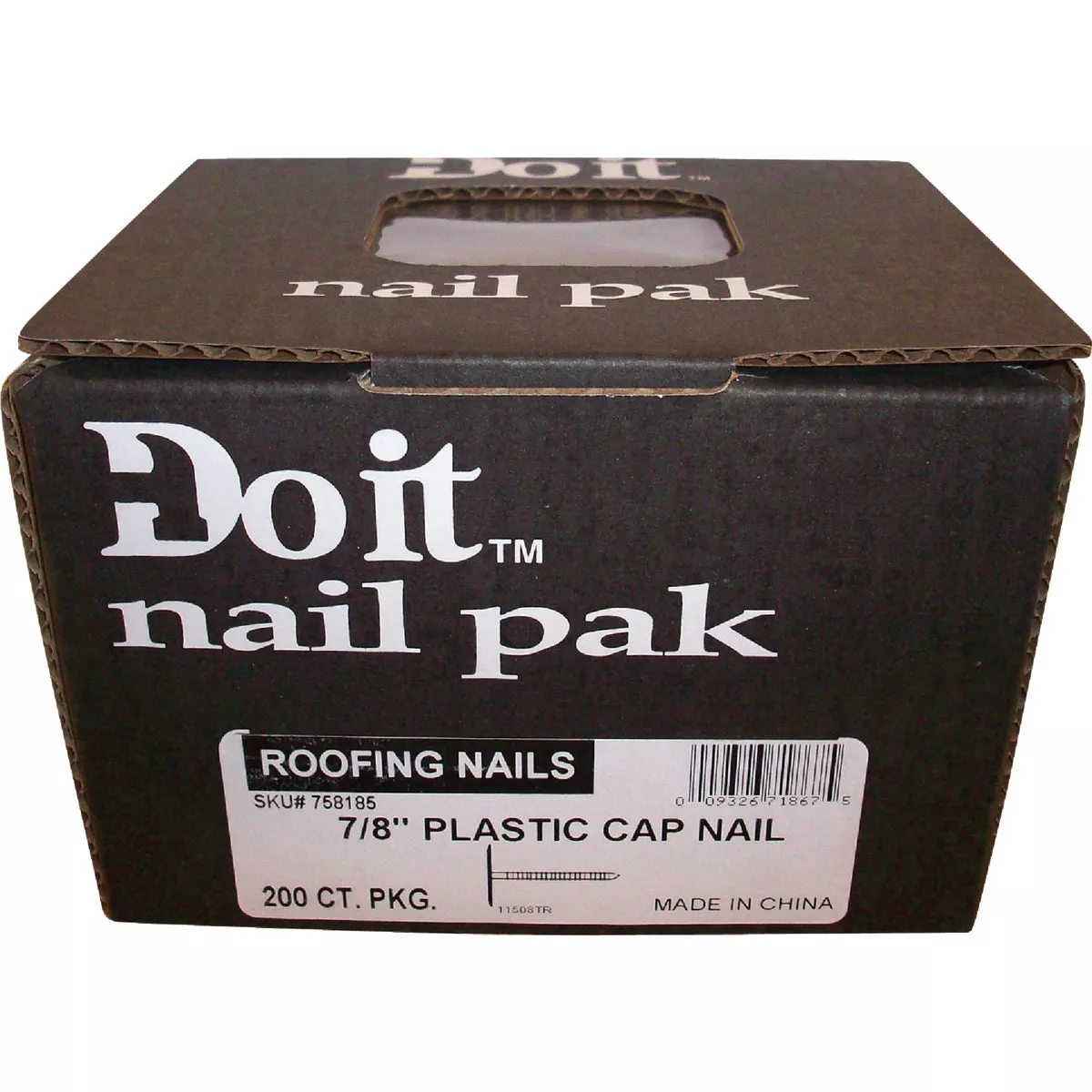 Do it 7/8 In. 12 ga Electrogalvanized Cap Nails (200 Ct., 1 Lb.) - photo 2