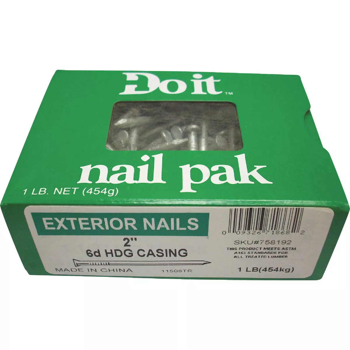Do it 6d x 2 In. 12-1/2 ga Hot Galvanized Casing Nails (244 Ct., 1 Lb.) - photo 2