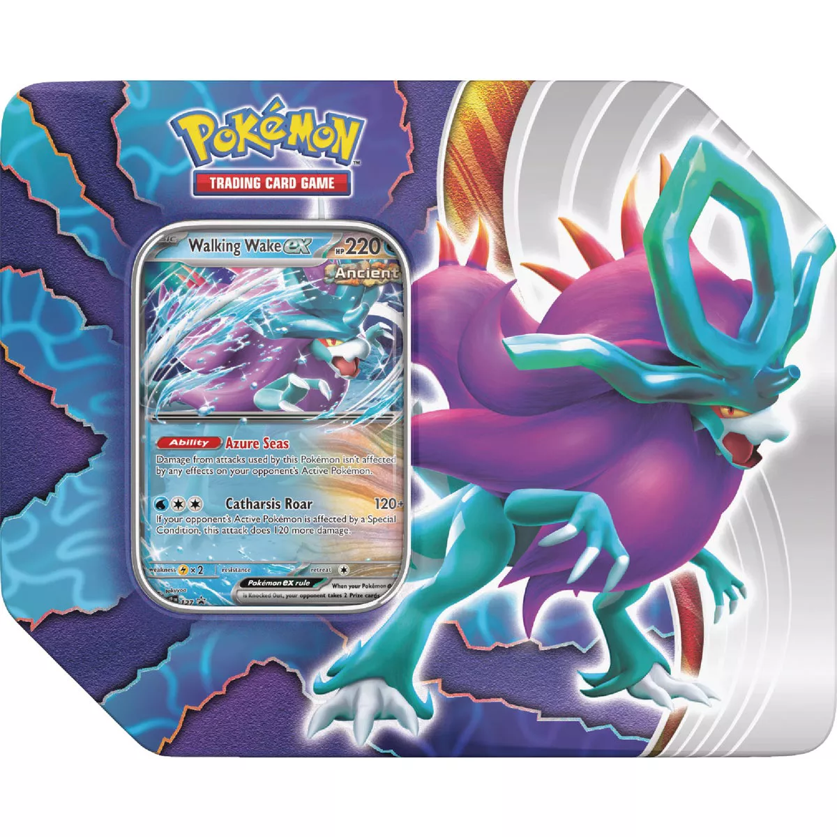 2024 Pokemon Paradox Clash Tin - photo 2