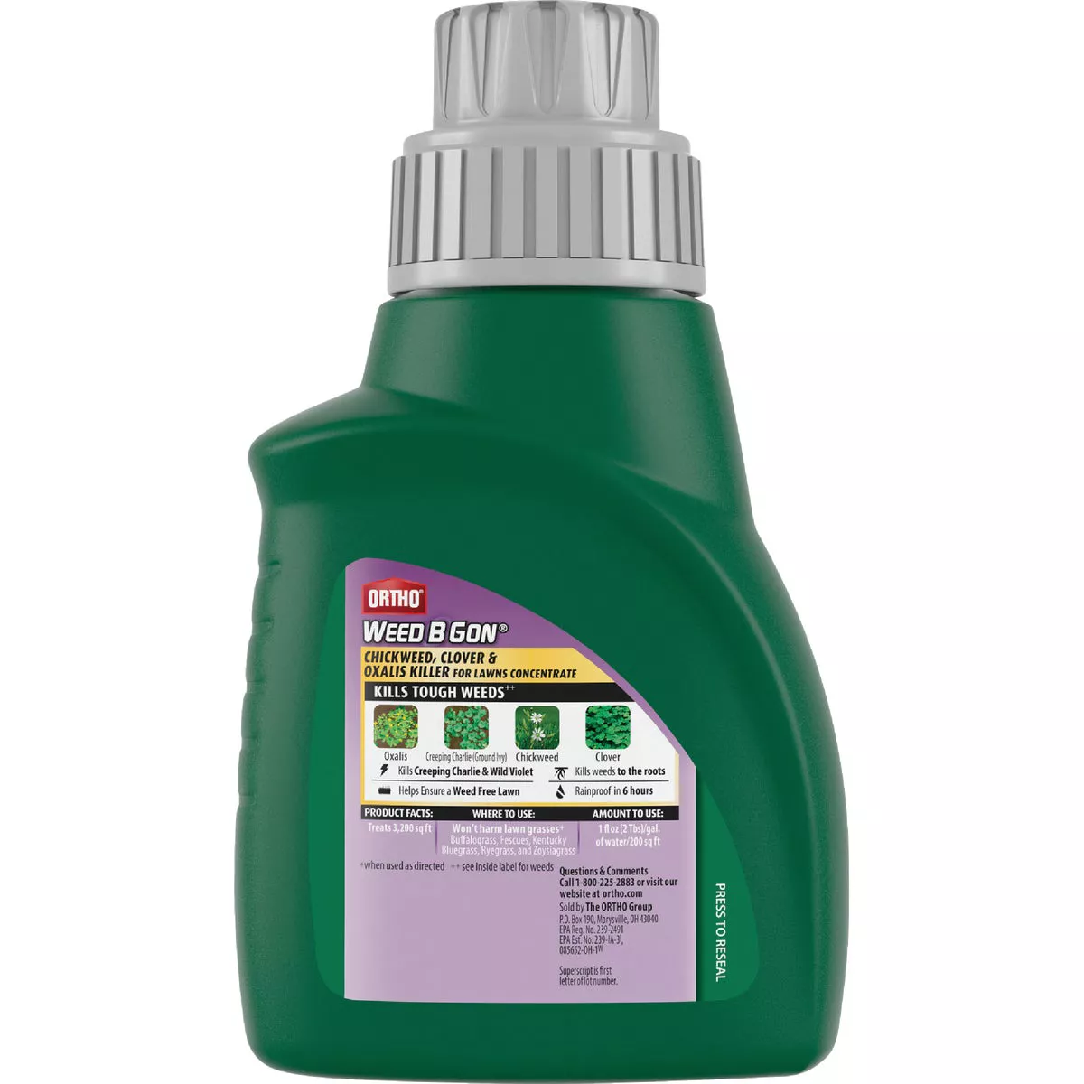 Ortho Weed B Gon 16 Oz. Concentrate Chickweed, Clover, and Oxalis Killer - photo 2