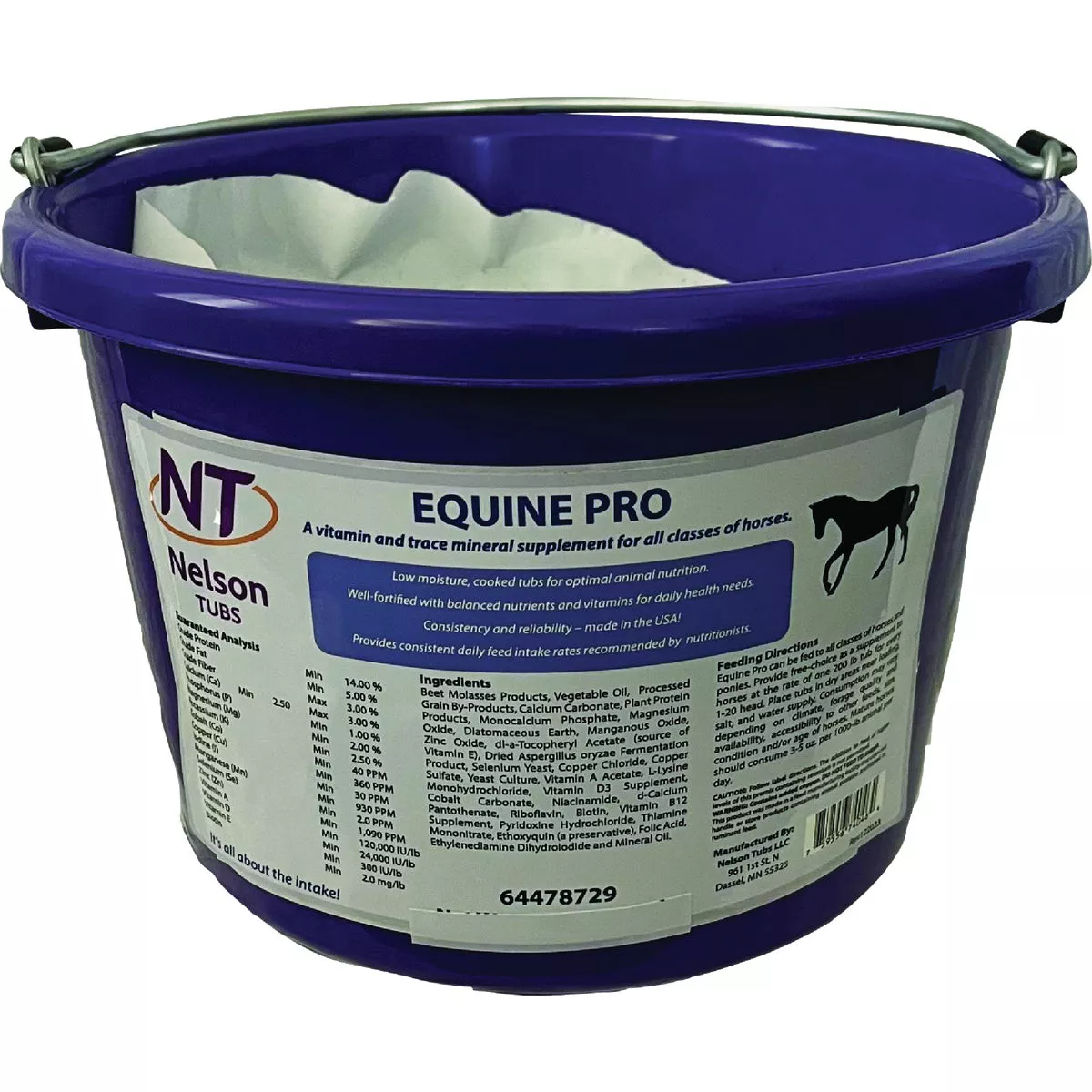 Nelson Tubs Equine Pro 20 Lb. Horse Feed Supplement