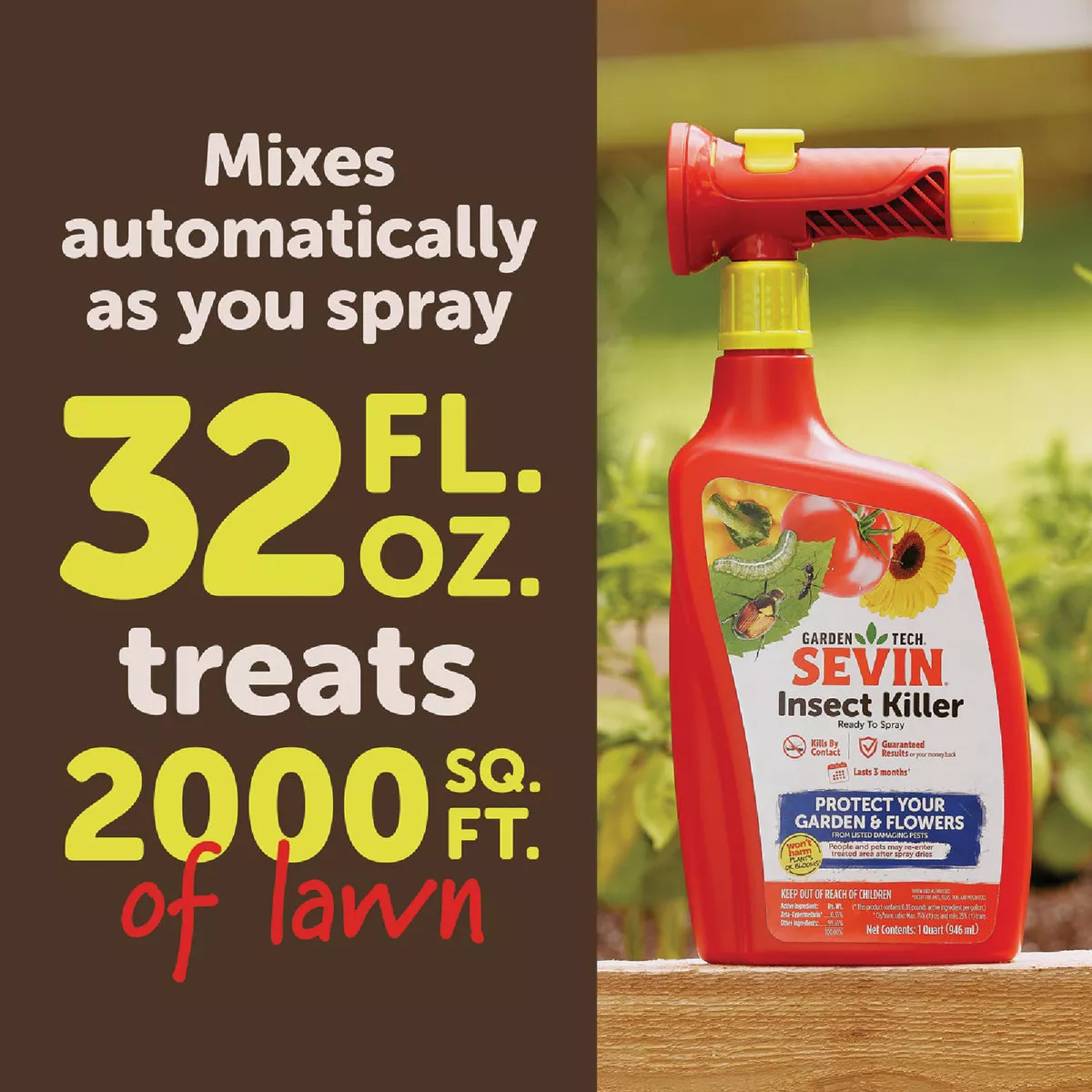 Garden Tech Sevin 32 Oz. Ready To Spray Hose End Insect Killer - photo 4
