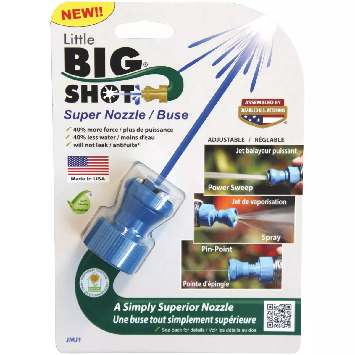 Little Big Shot Thermoplastic Adjustable Twist Hose Nozzle