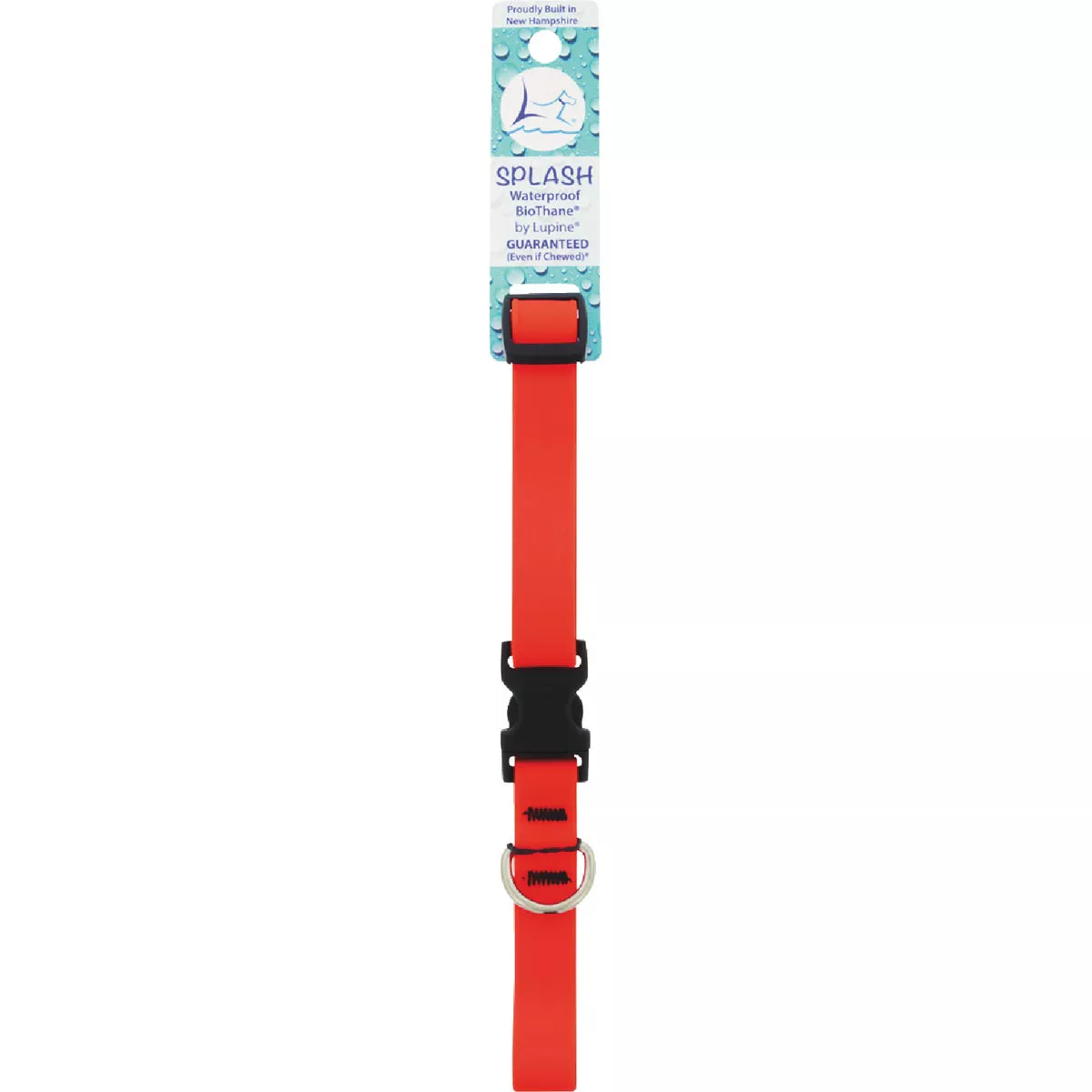 Lupine 3/4 In. Waterproof Neon Orange 13 to 22 In. Adjustable Collar