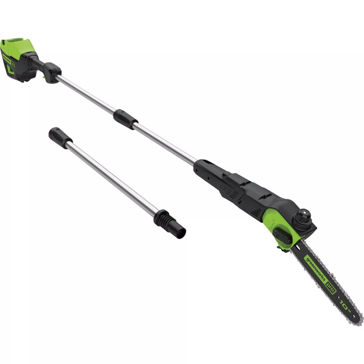 Greenworks 80V 10 In. Brushless Pole Saw with 2.0 Ah Battery & Charger - photo 2