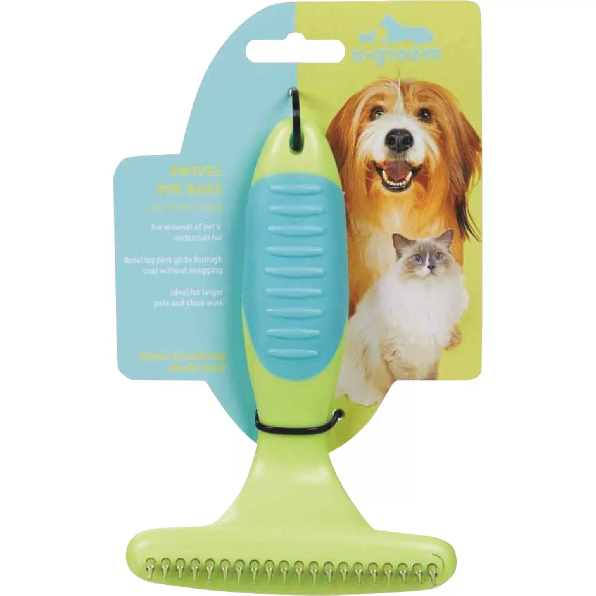 Boss Pet U-groom 20-Pin Swivel Pin Rake - photo 2