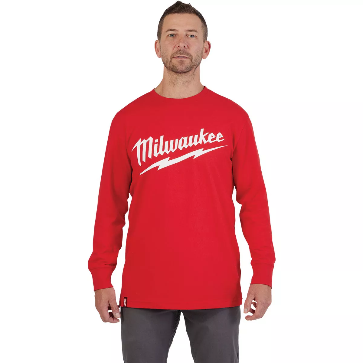 Milwaukee XL Red Long Sleeve Men's Heavy-Duty Shirt - photo 3