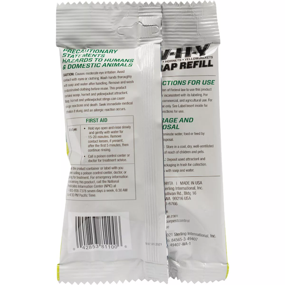 Rescue WHY Liquid Outdoor Wasp, Hornet, & Yellow Jacket Attractant Kit - photo 2