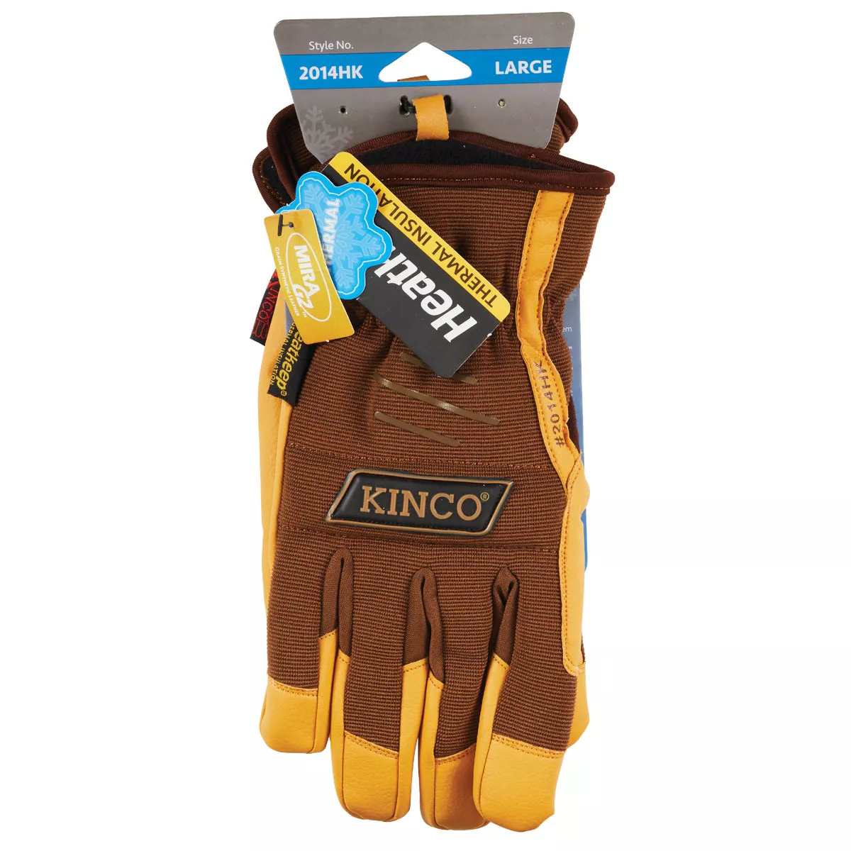 KincoPro MiraG2 Men's Large Grain Faux Leather Thermal Lined Winter Work Glove - photo 2