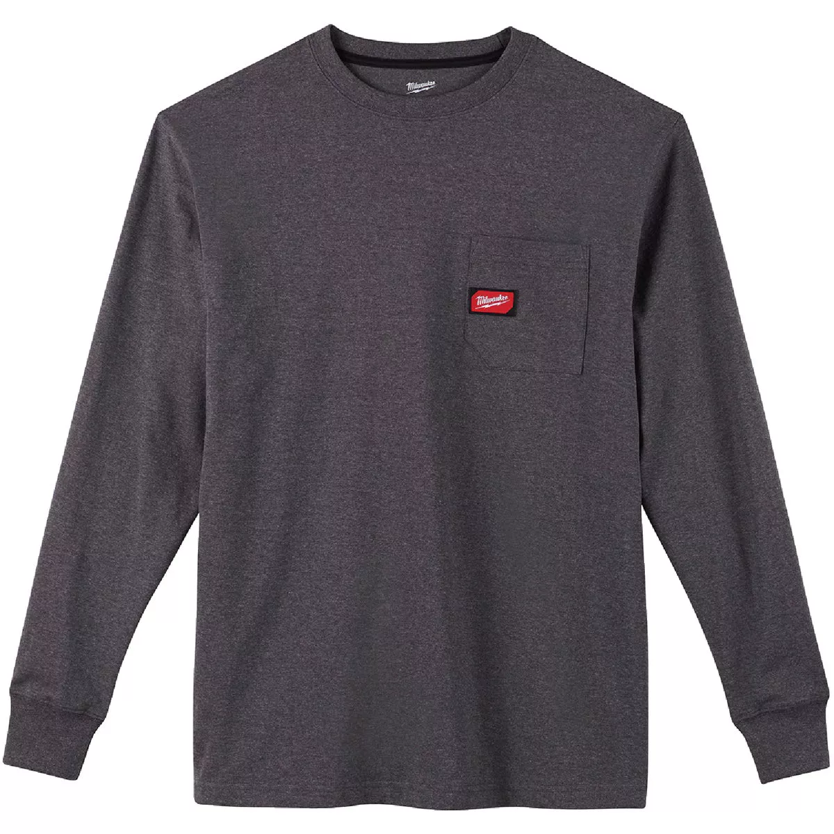 Milwaukee Large Gray Long Sleeve Men's Heavy-Duty Pocket Shirt - photo 3
