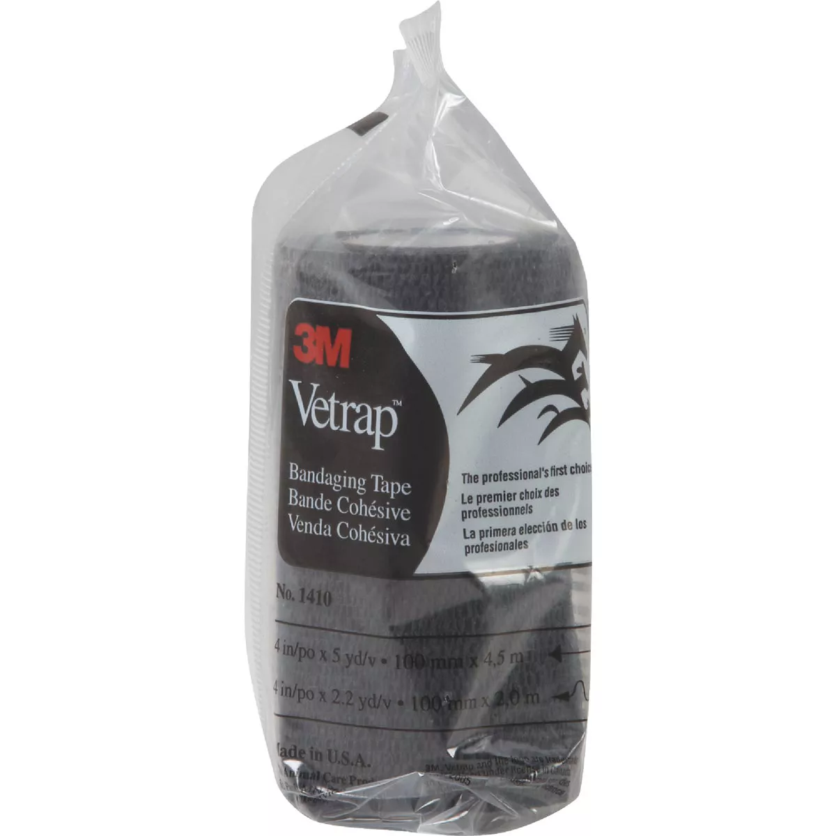 3M Vetrap 4 In. x 5 Yd. Bandaging Wrap, Black - photo 2