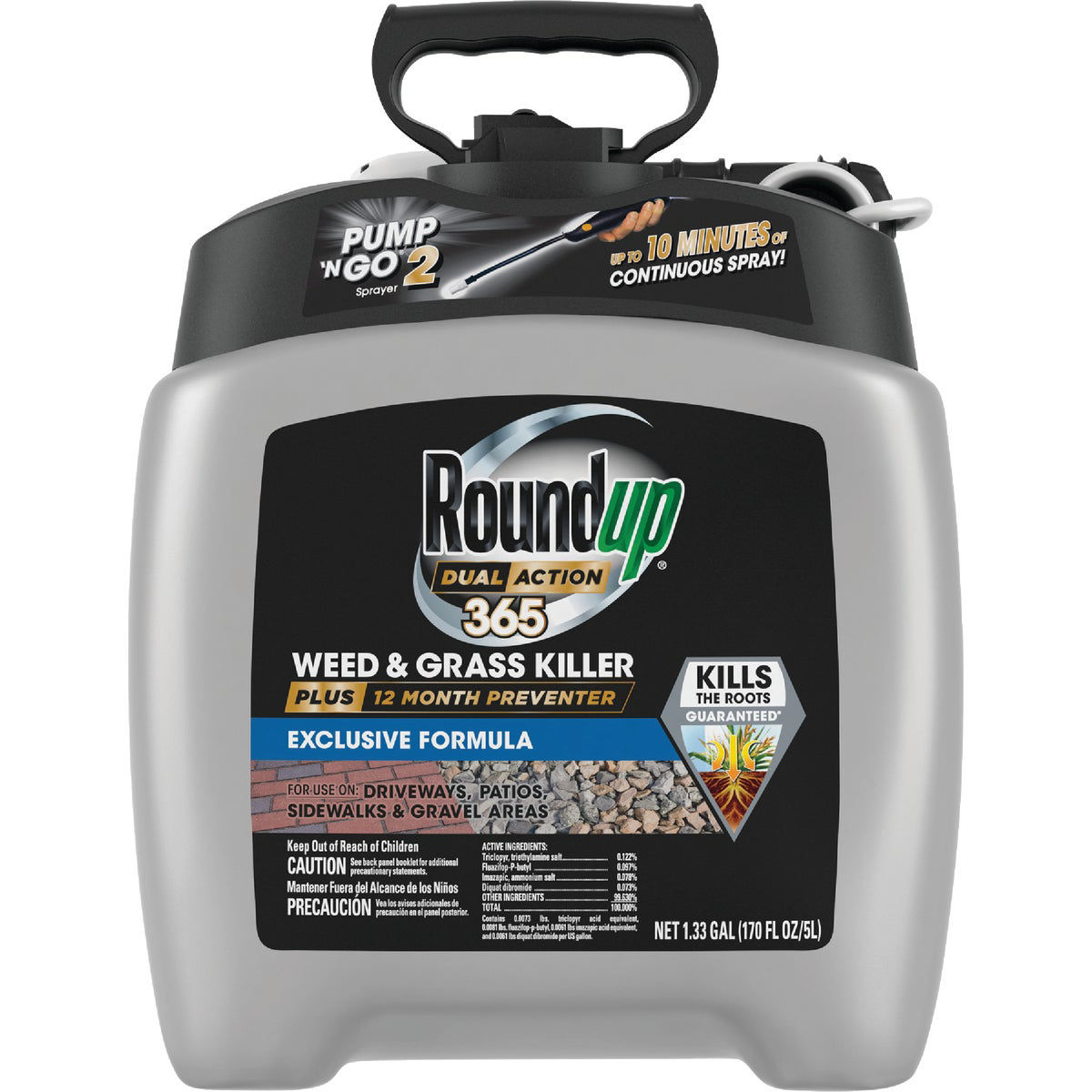 Roundup Dual Action 365 Pump 'N Go 1.33 Gal. Exclusive Formula