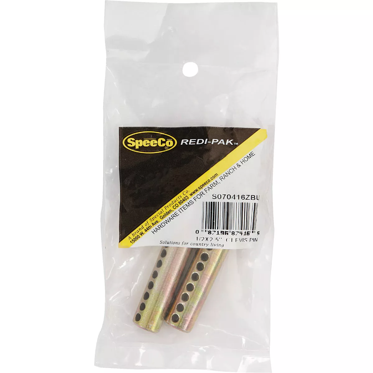 Speeco 1/2 In. x 2-1/2 In. Steel Clevis Pin - photo 2