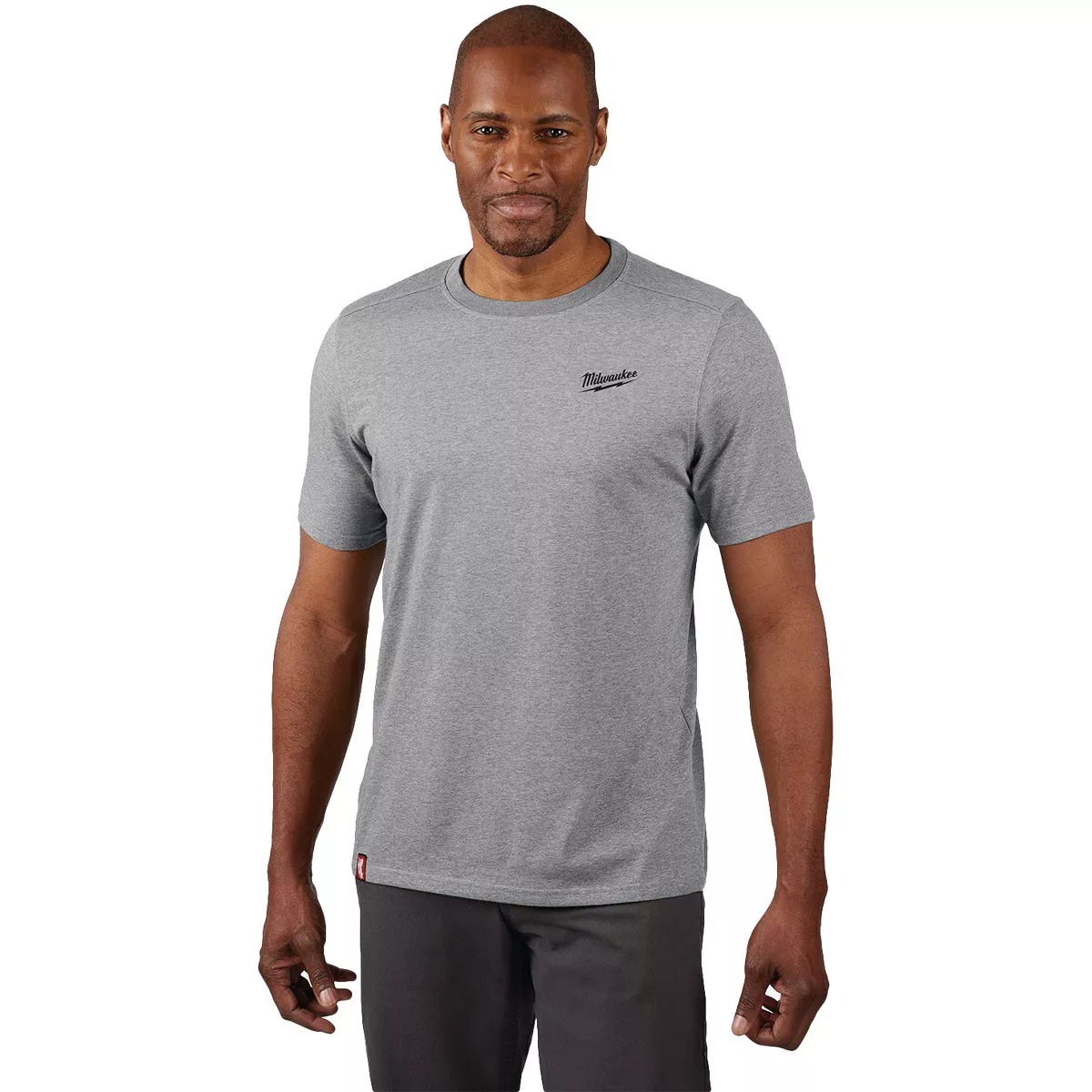 Milwaukee FREEFLEX Men's Medium Gray Hybrid Short Sleeve Work Shirt