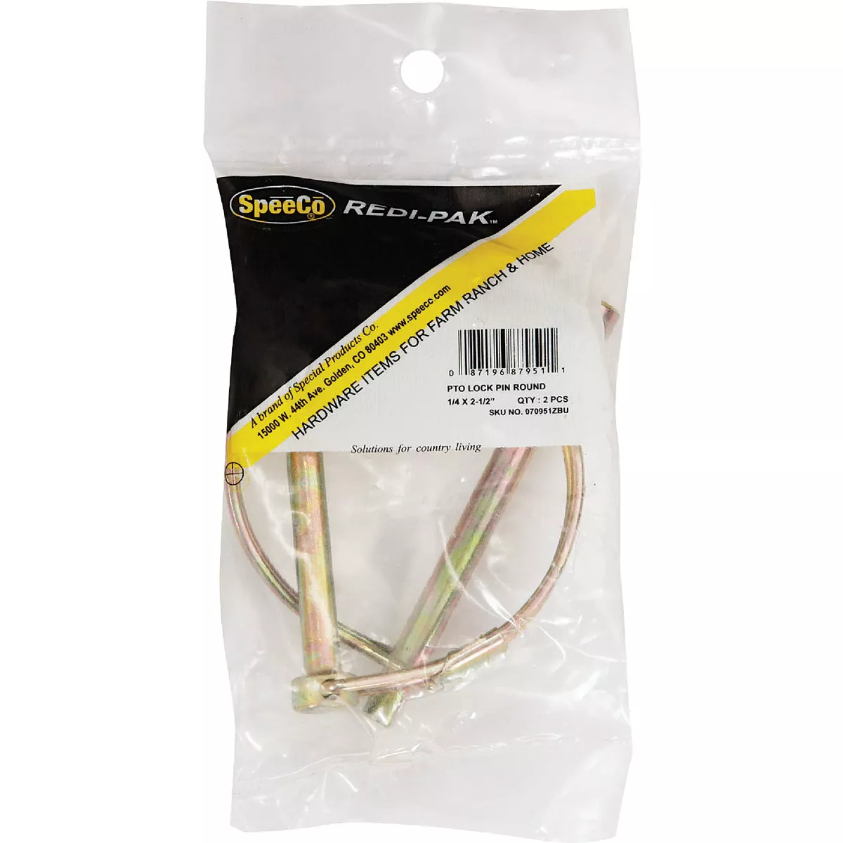 Koch 1/4 In. x 2-1/2 In. Round Loop Lock Pin (2-Pack) - photo 2