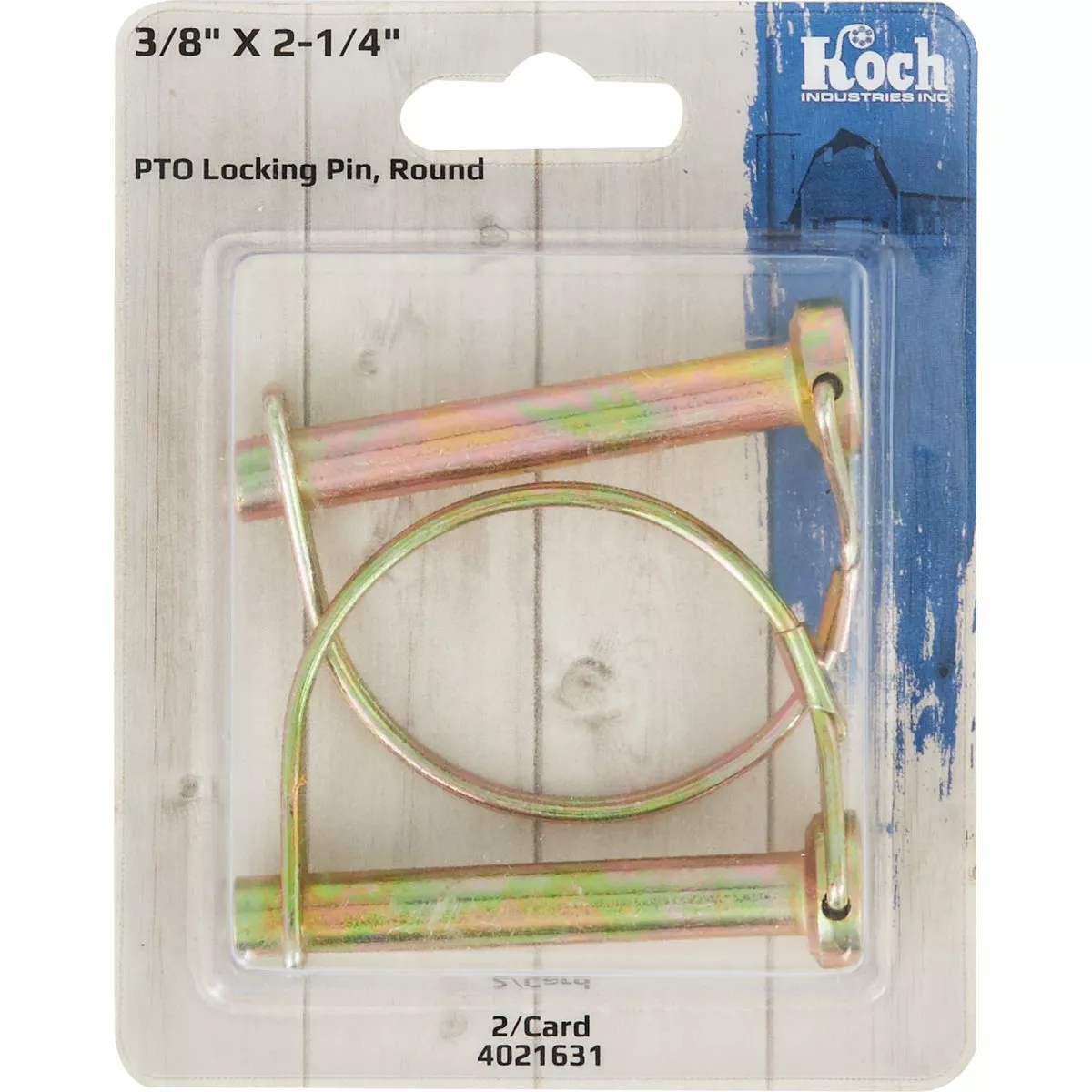 Koch 3/8 In. x 2-1/4 In. Round Loop Lock Pin (2-Pack) - photo 2