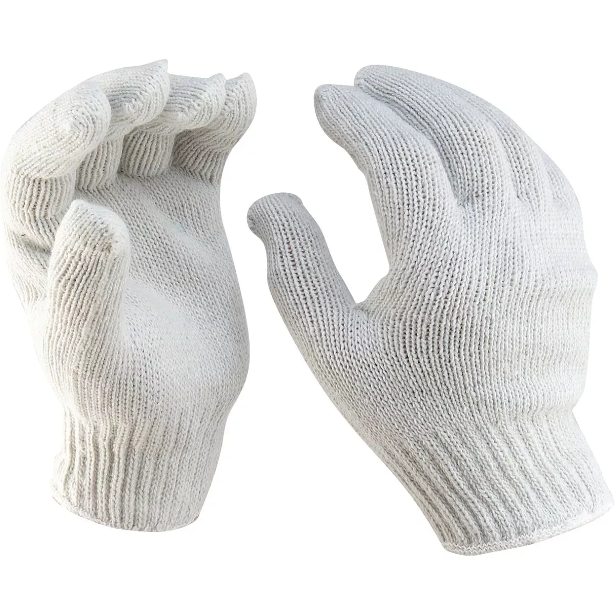 Do it Men's Small Reversible Knit Polyester Mason Glove, White - photo 3