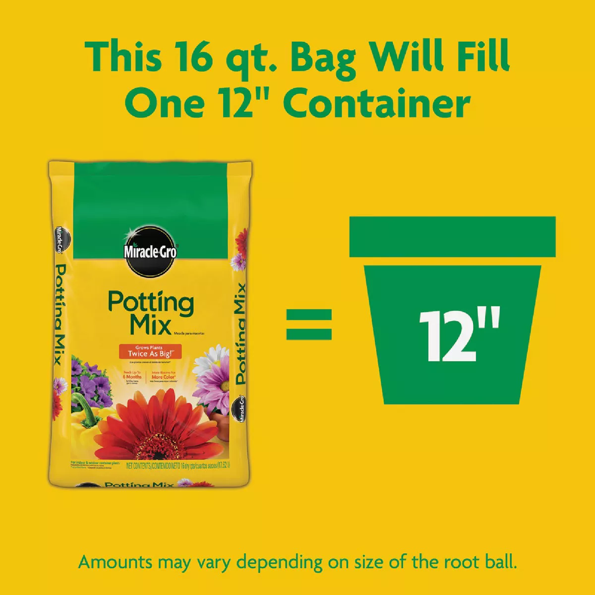 Miracle-Gro 16 Qt. Potting Mix - photo 6