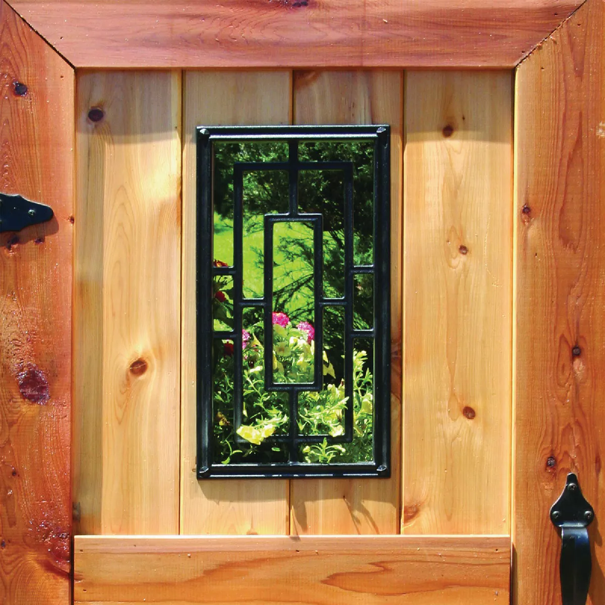 Nuvo Iron 8-5/8 In. W. x 17-1/4 In. H. Rectangle Cast Aluminum Gate Insert - photo 2