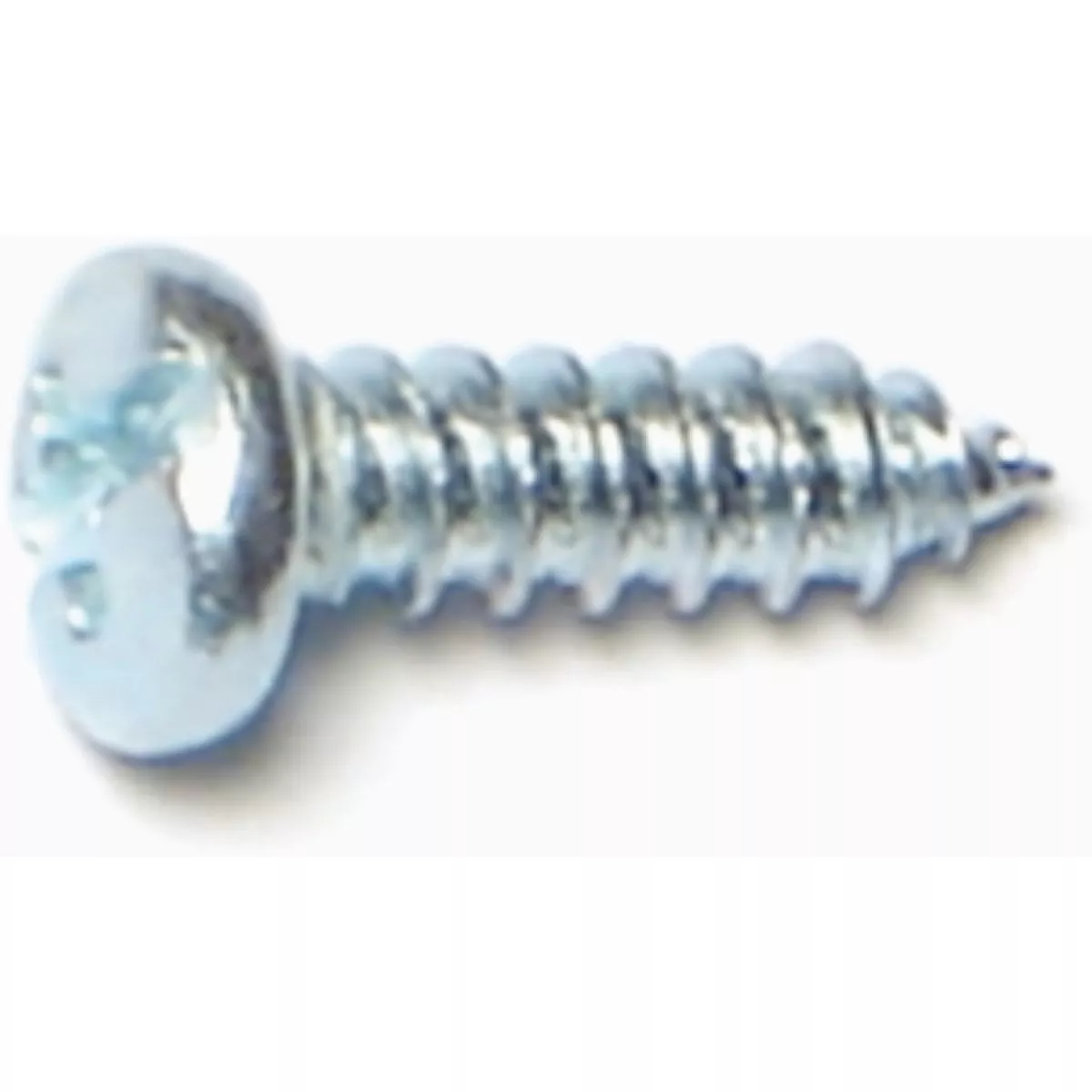 Midwest Fastener #4 x 3/8 In. Zinc Plated Steel Combo Pan Head Sheet Metal Screws (100 Ct.)-