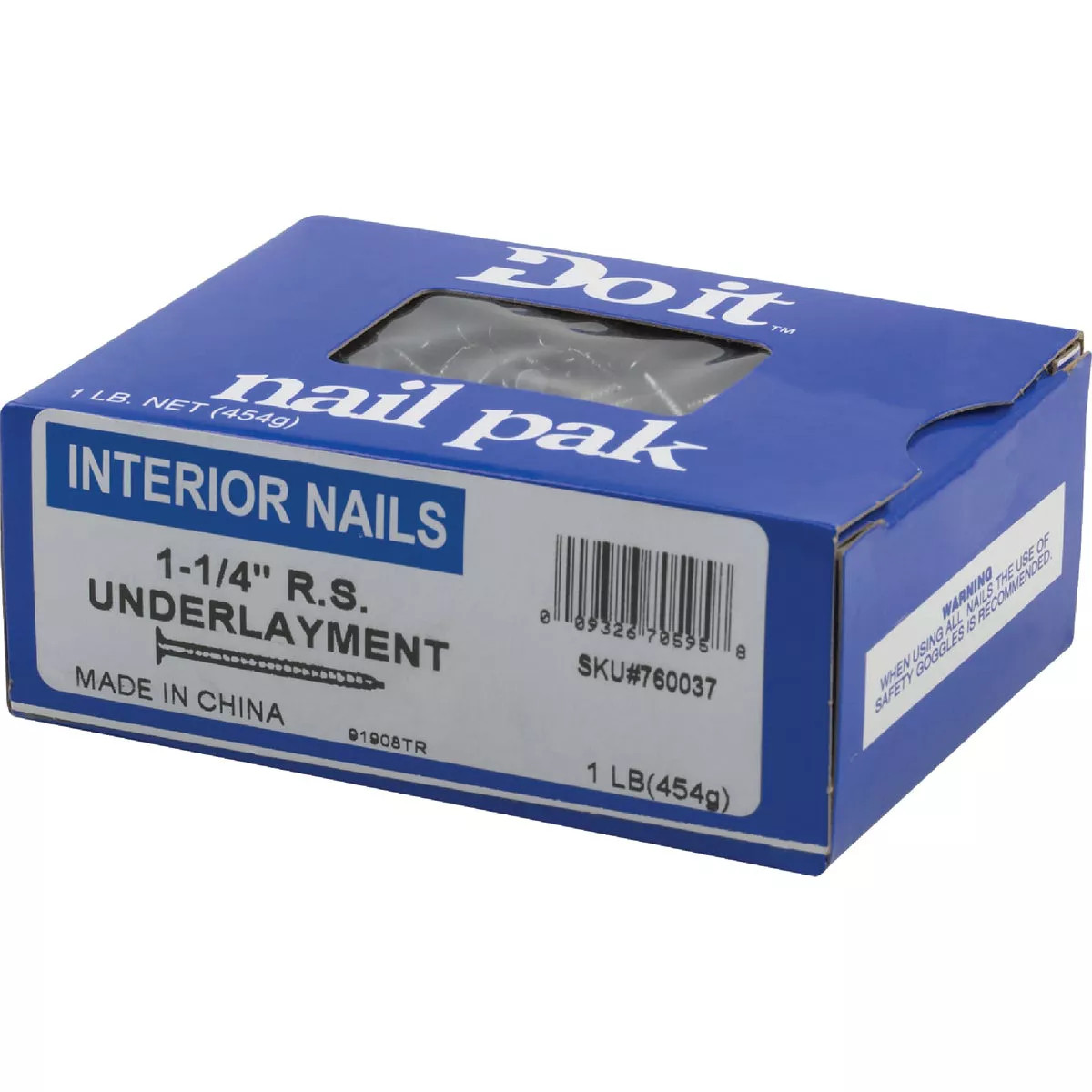 Do it 1-1/4 In. 12-1/2 ga Bright Ring Shank Underlayment Flooring Nails (345 Ct., 1 Lb.) - photo 2
