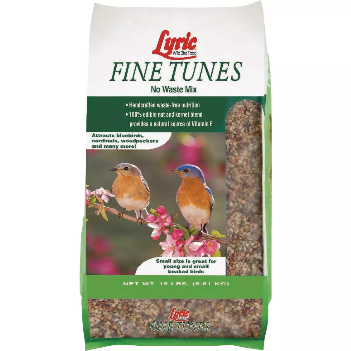 Lyric Fine Tunes 15 Lb. No Waste Bird Food Mix