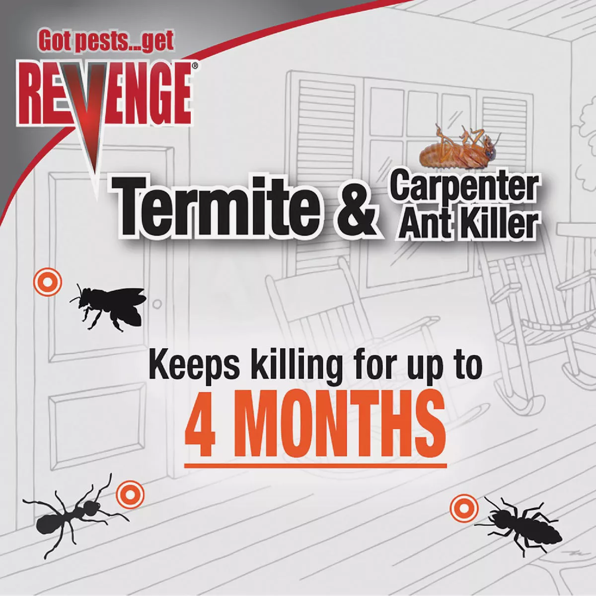 REVENGE 32 Oz. Ready To Use Trigger Spray Long Lasting Termite & Carpenter Ant Killer Spray - photo 4