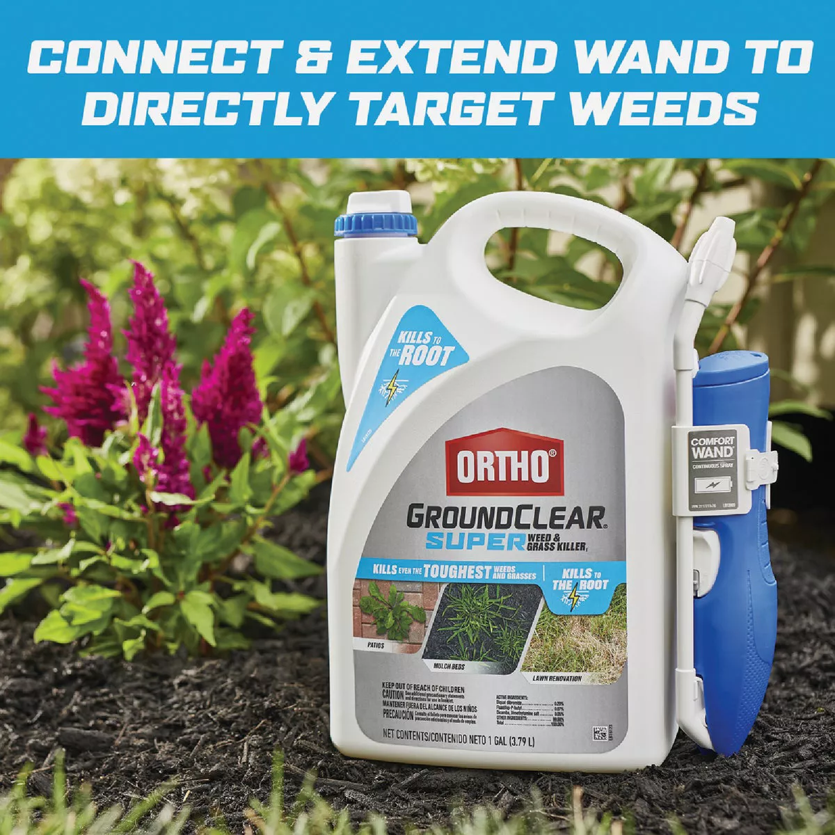 Ortho GroundClear Super 1 Gal. Weed & Grass Killer with Comfort Wand - photo 5