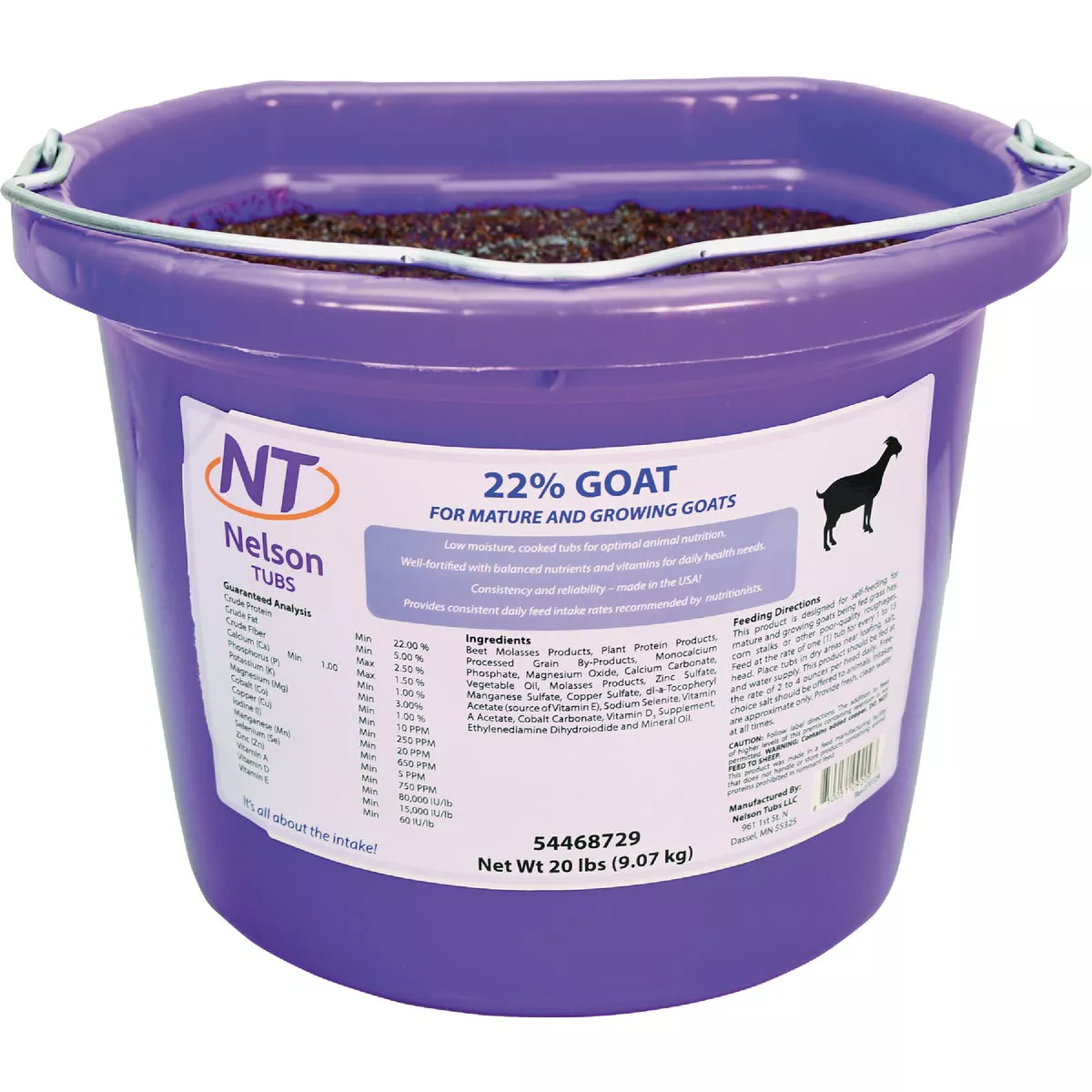 Nelson Tubs All Species 50 Lb. Feed Supplement
